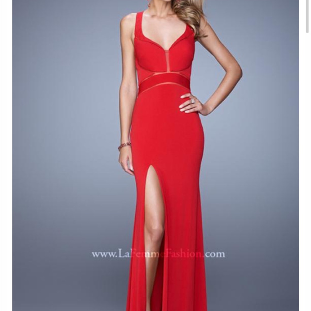 Red La Femme #21220 Dress